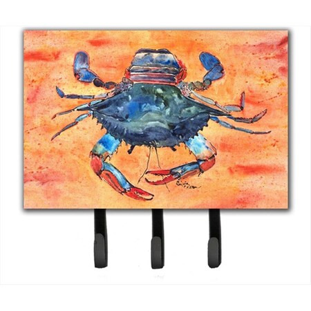 Carolines Treasures 6 x 9 In. Crab Leash or Key Holder 8096TH68